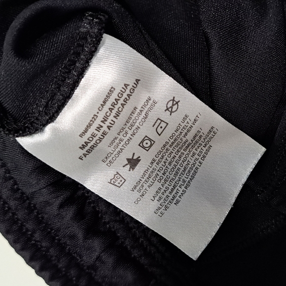 Nike Dri Fit Black Longline Bike or Running Shorts Size Medium - Picture 5 of 10